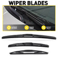 Set of 2 Front and Rear Windshield Wiper Blades for Nissan Armada (2017–2022) 14" 19"