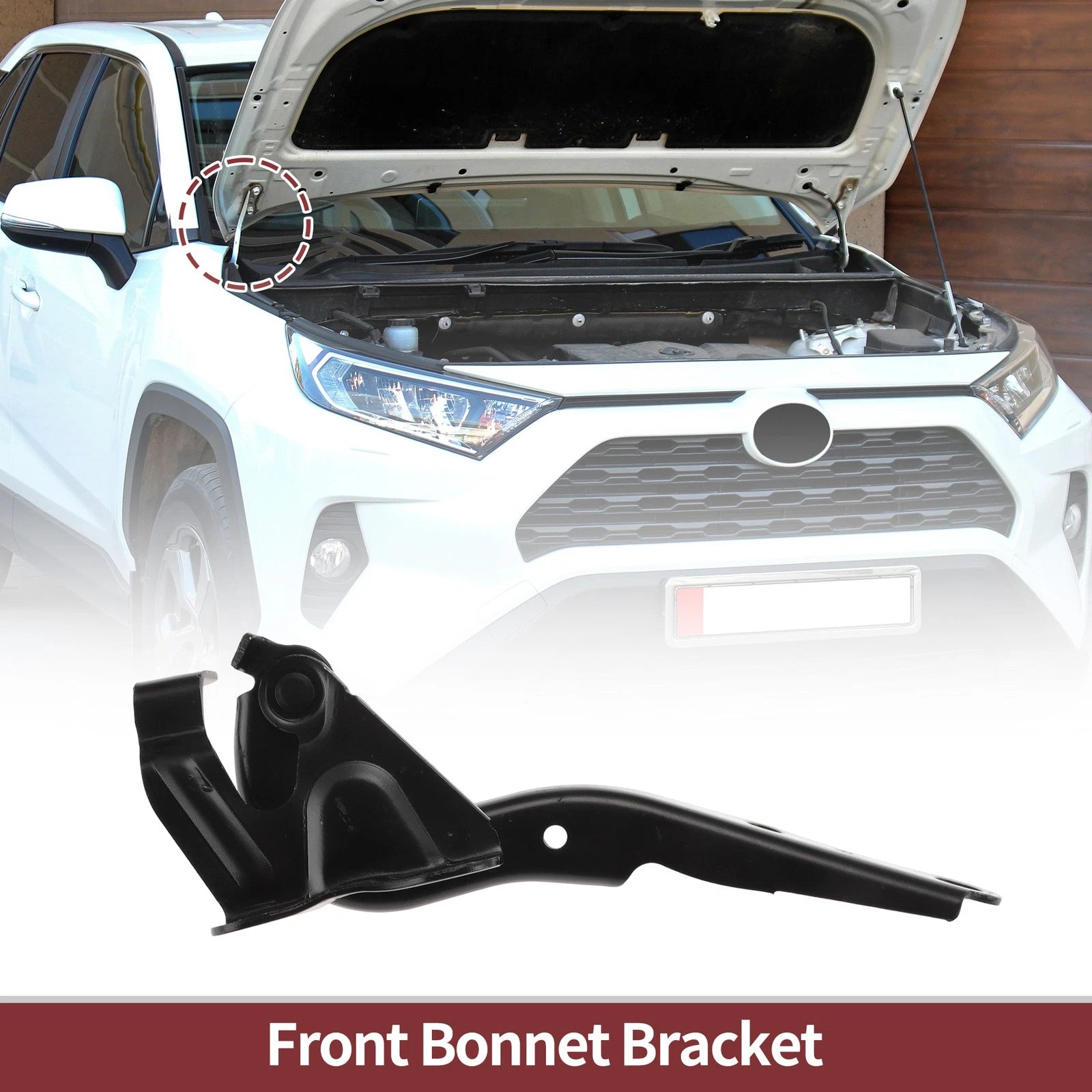 Hood Hinge for Toyota Corolla E150 (2008) Right Side 1 pcs