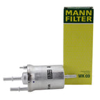 Mann Fuel Filter for Audi A3 TT TTS Q VW Beetle Eos Golf R GTI Jetta City Rabbit (2006–2023)