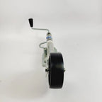 Swivel Jack for PRO Series (1000 lb, Zinc Plated) with 6" Black Poly Wheel #EJ10000101