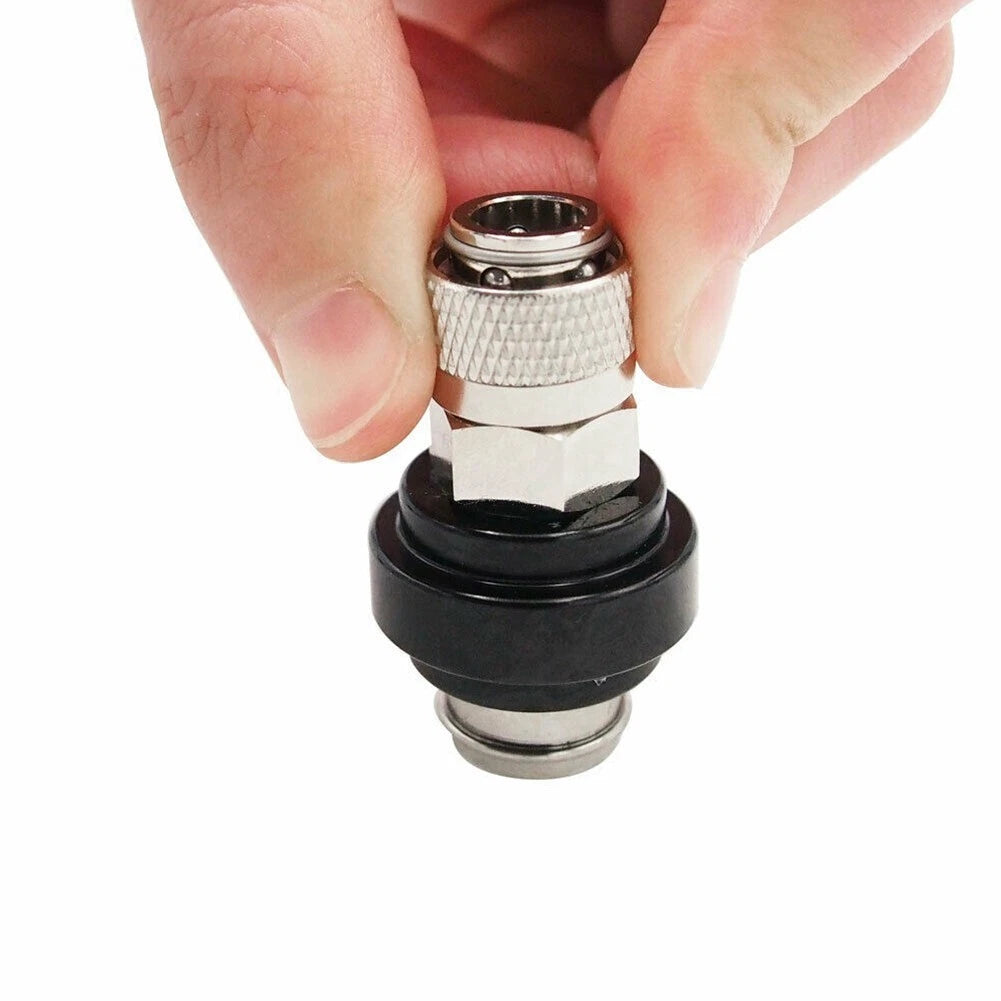 Coil Remote Hose Slide Check with Quick Disconnect for Air Systems (8mm)