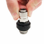 Coil Remote Hose Slide Check with Quick Disconnect for Air Systems (8mm)
