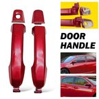 Front Door Handle Set for 2012-2017 Toyota Camry (Red)