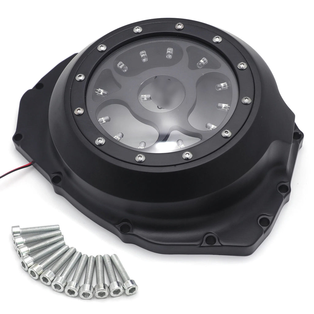 Sequential LED Engine Clutch Cover for Suzuki GSXR1300 Hayabusa (1999–2020)