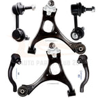 Set of 6 Suspension Control Arms & Tie Rods for Honda Civic (2006–2011)