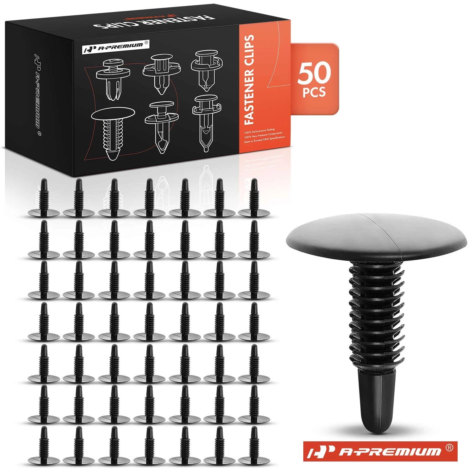 50x Nylon Trim Panel Retainer Clips for Ford Mercury 