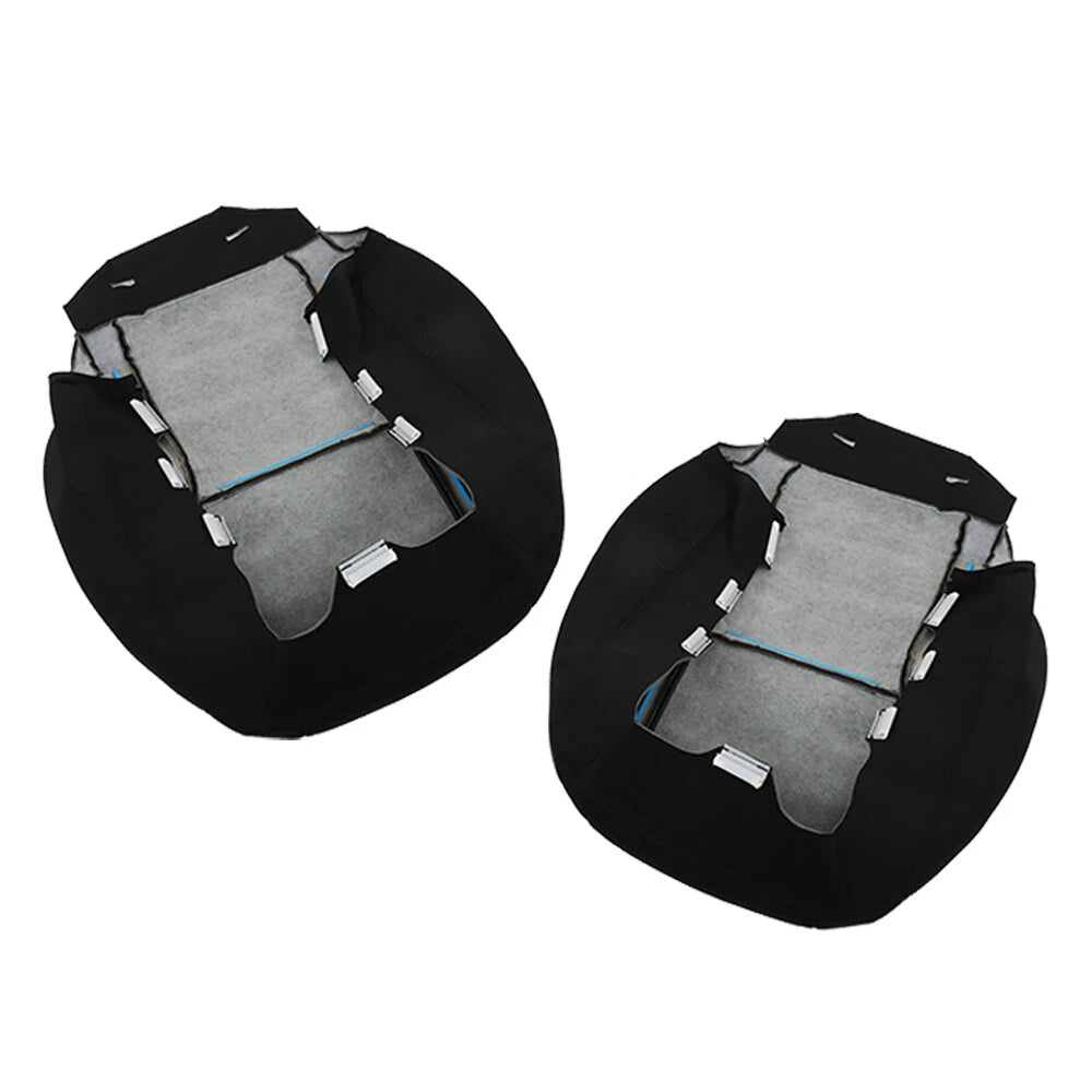 Set of 2 Cloth Seat Covers for Chevy Silverado 1500 2500HD 3500HD (2007–2014)