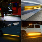 LED Running Board Step Side Light Kit for Chevy, Dodge, GMC, Ford Trucks (Crew Cabs)