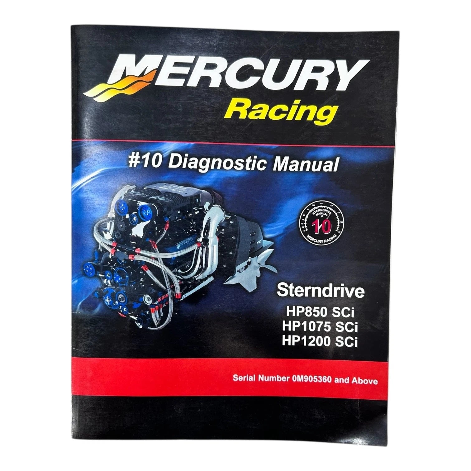 Sterndrive #10 Diagnostic Service Manual for Mercury Racing (90-842770R02)