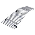 Stainless Chrome Billet Grille Insert for Ford Mustang (1967–1968)