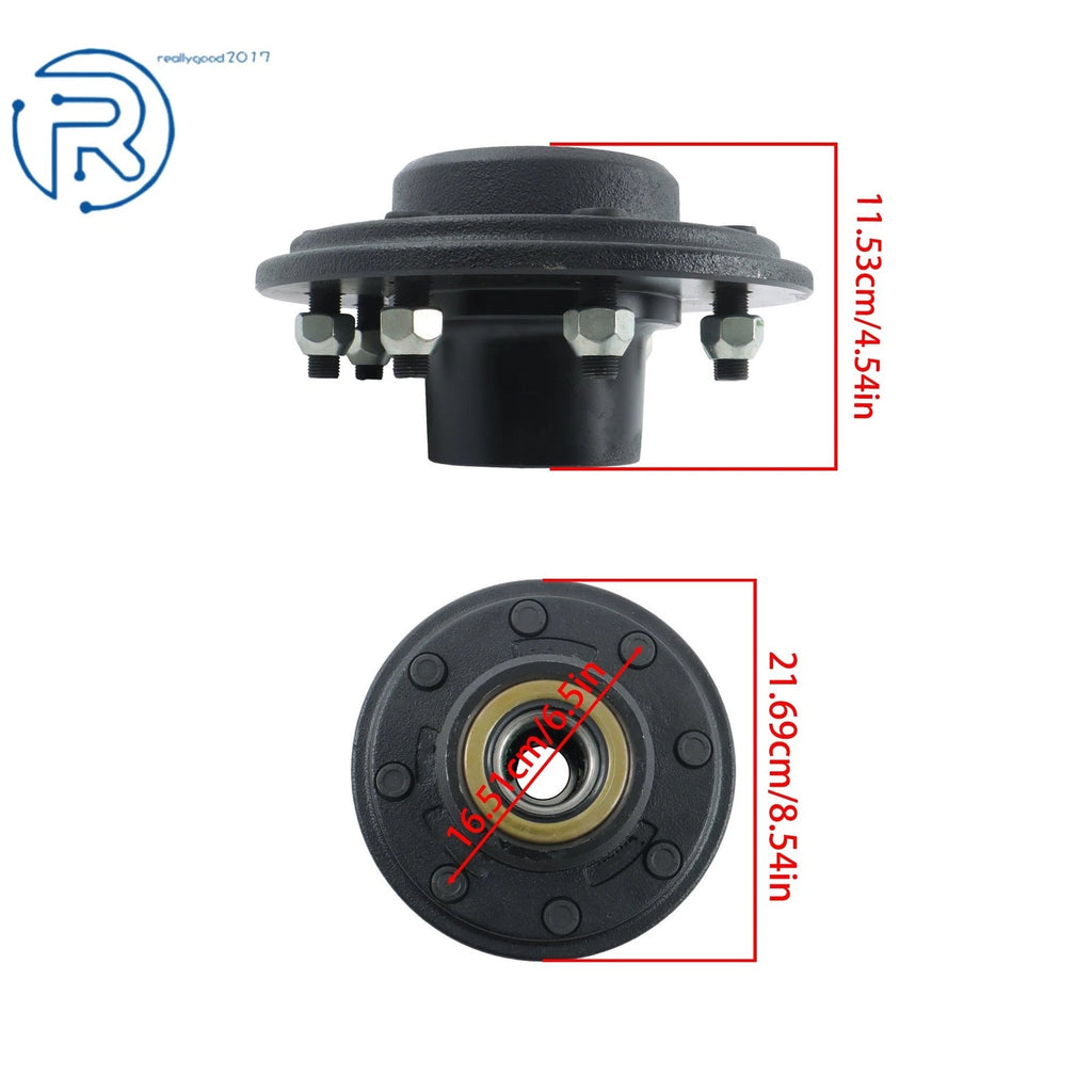 7000 lbs Spindle #42 Trailer Hub Kit 8 on 6.5" Pre-Greased (Fits )