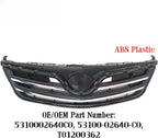 Front Bumper Upper Grille Chrome for Toyota Corolla (2013) 5310002640C0