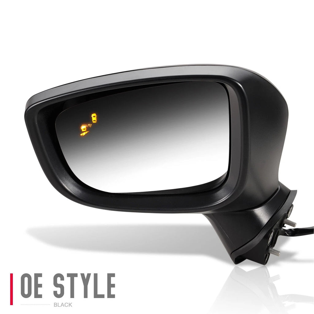 Left Turn Signal Heated Side Door Mirror for Mazda 3 (2014–2016) MA1320190