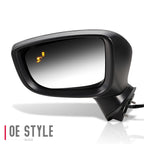 Left Turn Signal Heated Side Door Mirror for Mazda 3 (2014–2016) MA1320190