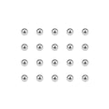 200pcs 5.5mm Solid Chrome Steel Precision Balls for Keychain Bearing