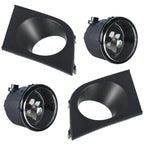 Pair Fog Light Assembly with Switch & Bezel for Nissan Versa (2007–2011)