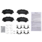 Set of 4 Front Ceramic Brake Pads for Nissan Rogue Sport/Qashqai (2017–2022)