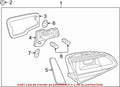 Left Back Up Light Assembly 5GM945093B for VW Audi