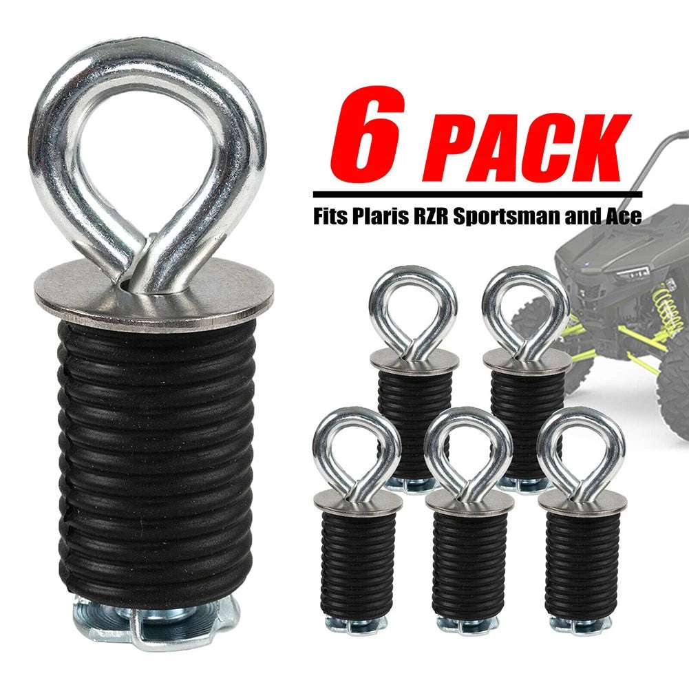Set of 6 Lock and Ride Tie Down Anchors for Polaris RZR 1000 (2014–2023)