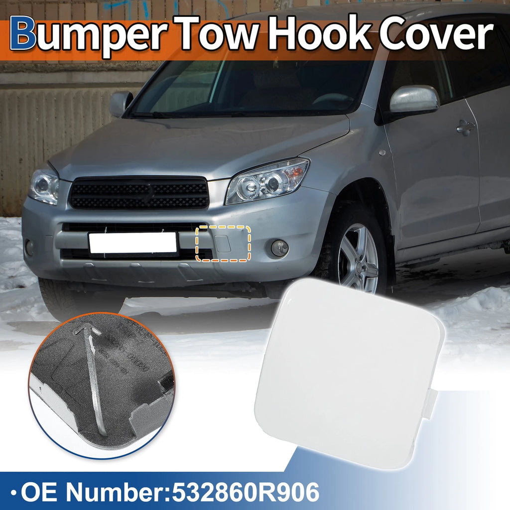 Tow Hook Cover for Toyota Rav4 (2009–2011) No. 532860R906 White