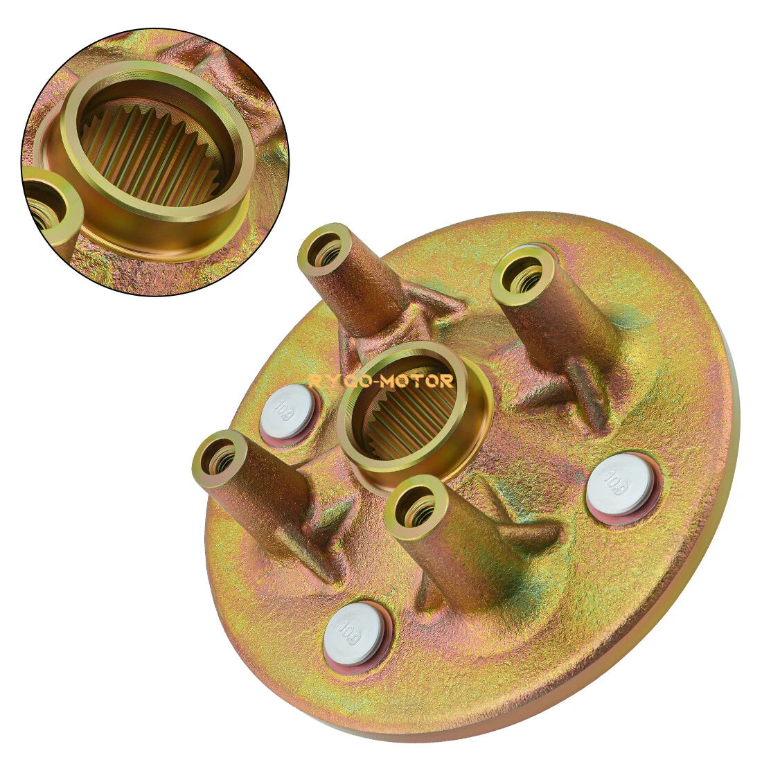 Front Wheel Hub & Bolts for Yamaha Rhino 660 (2004–2007)