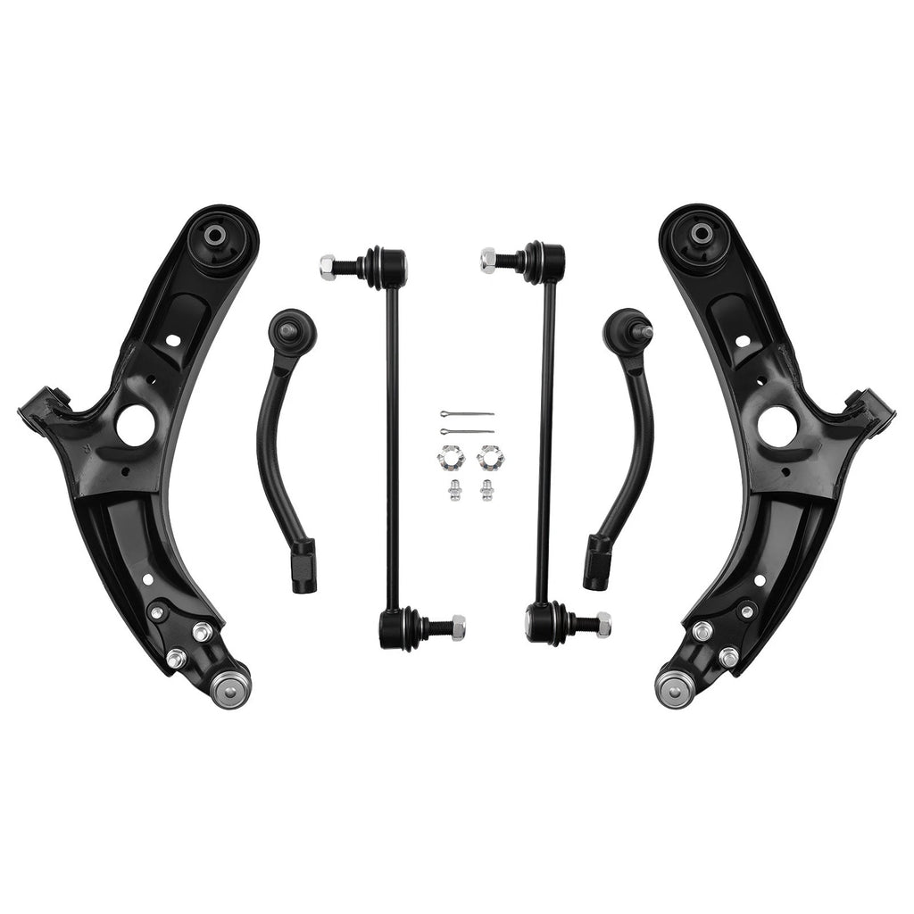 Front Control Arm Ball Joint & Sway Bar Link Kit for KIA Soul (2014–2019)