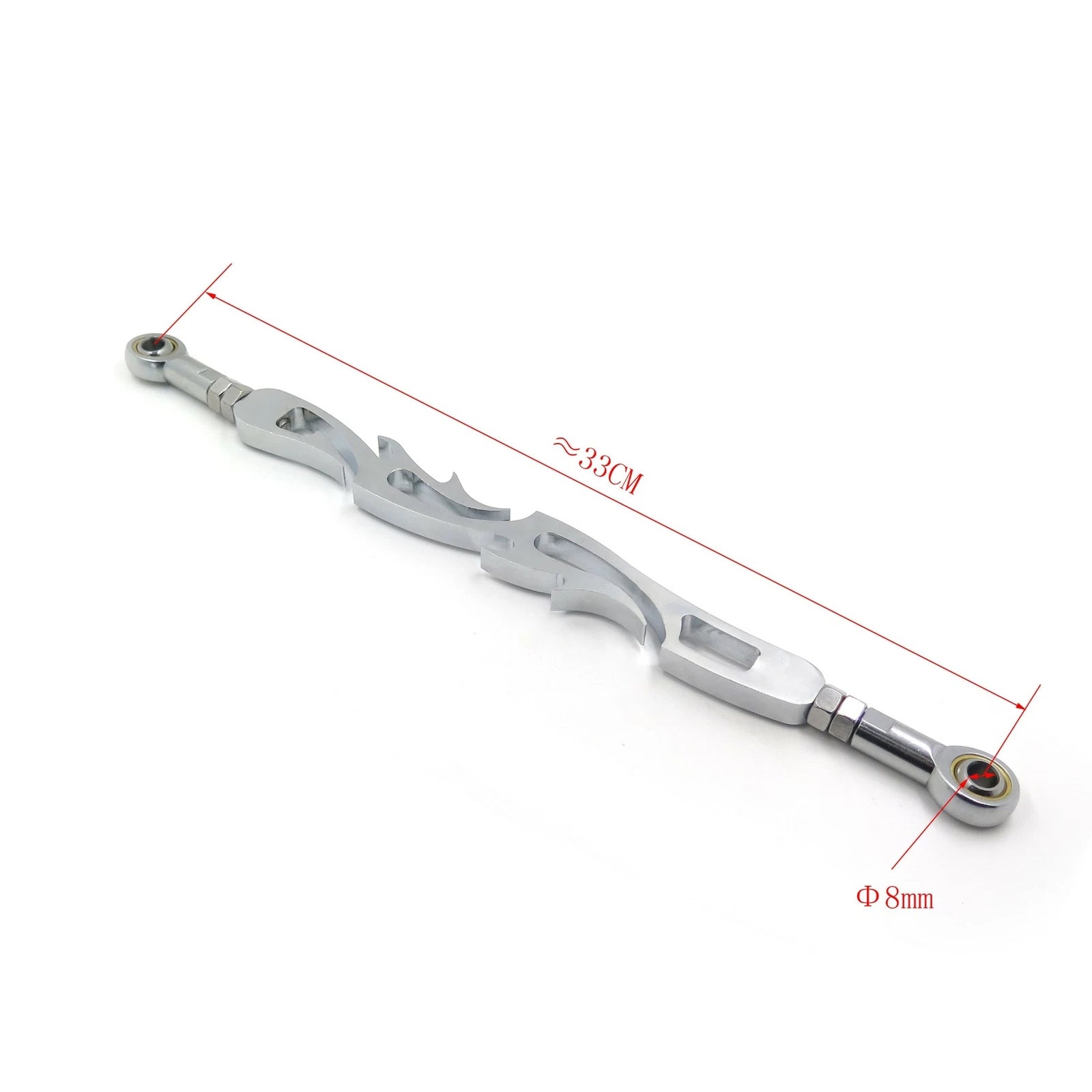Chrome Flame Shift Linkage for Harley Softail Dyna Wide Glide (1984–2023)
