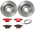 Brembo Front Brake Kit for BMW E90 E92 (2007–2013) - Ceramic Pads, X-Drilled Rotors