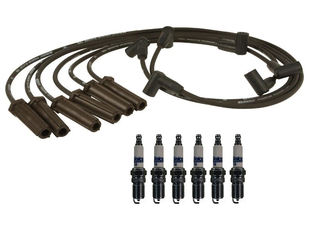 Ignition Wire Set & ACDelco Rapidfire Spark Plugs for Chevy 3.8 VIN K (1996–2005)