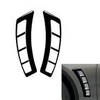 Glossy Black Fender Air Intake Covers for Infiniti FX35 QX70 (2003-2017)