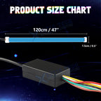 RGB Flowing Rear Tailgate LED Backup Turn Signal Light for Dodge Charger (2011-2023)