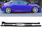 Side Skirts Extension Panel Lip for Honda Civic Sedan (2016–2021)