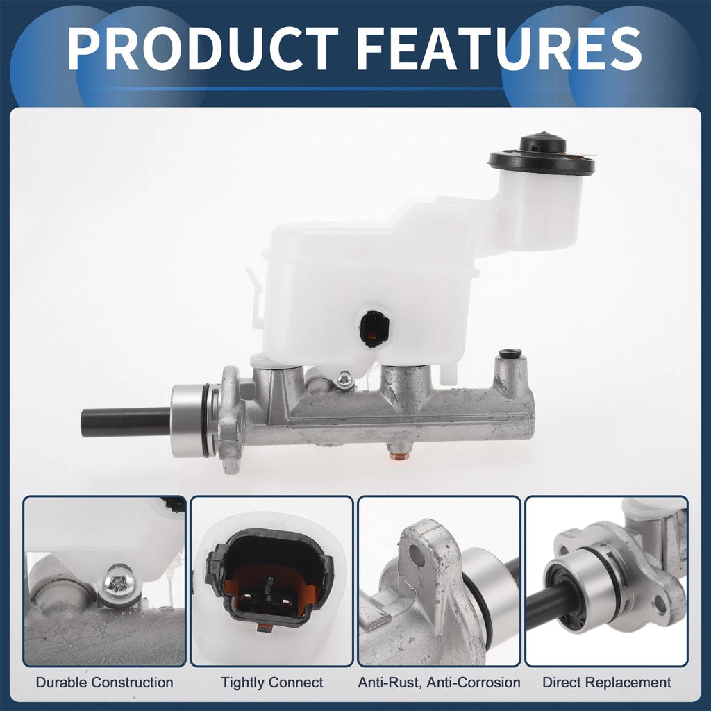 Brake Master Cylinder with Reservoir for Toyota Hilux VII (2005–2015)