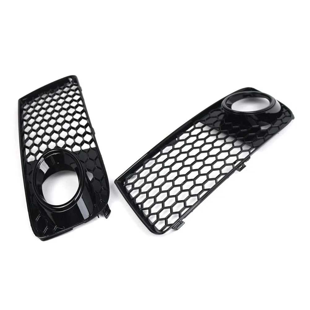 Glossy Black Honeycomb Fog Light Grille for Audi TT (2009-2014)