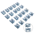 Set of 4 License Plate Fixed Clip Retainers M6 Nut U-Type for