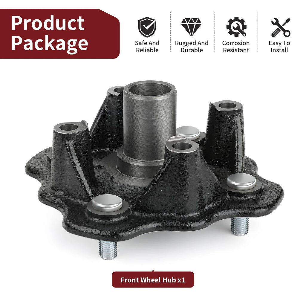 Front Wheel Hub 54110-38F20 54110-38F00 for Suzuki Vinson 500 (2002–2003)