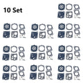 10x Carburetor Kit Set for Stihl 041 045 050 051 (RK-21HS)