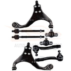 Set of 8 Front Lower Control Arms Ball Joints Tie Rods for Ford Tucson (2005–2009)