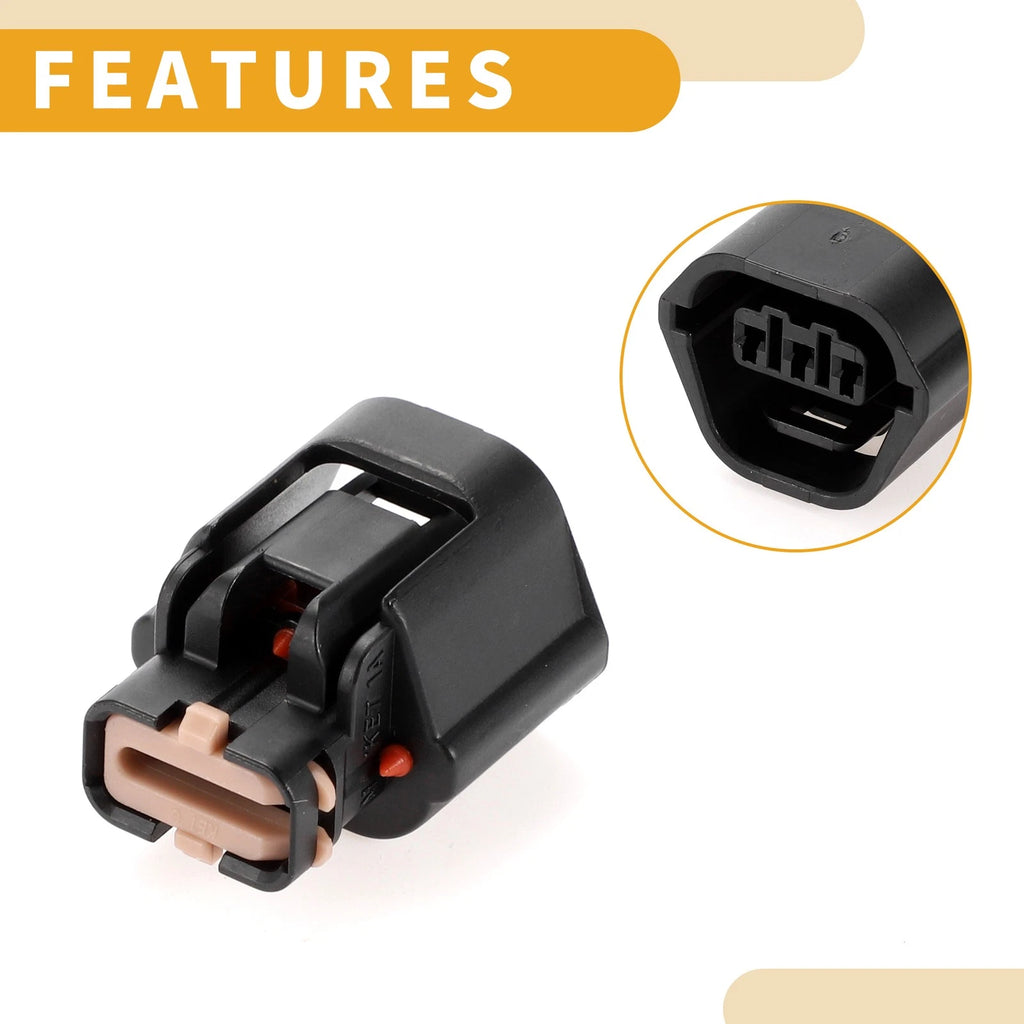 3 Pin Crank Cam Speed Sensor Connector Plug for Mitsubishi Evo (1992–1996)