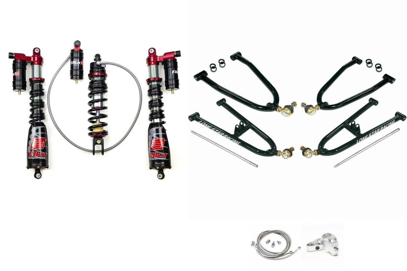 Lonestar +2 A-Arms & Elka Legacy Plus Shocks for Yamaha Banshee (1987–2006)