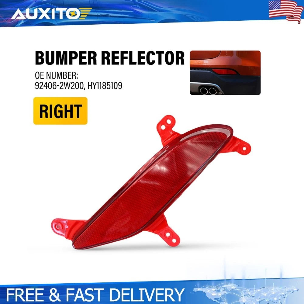 Rear Right Side Bumper Reflector Light for Hyundai Santa Fe Sport (2013–2016)