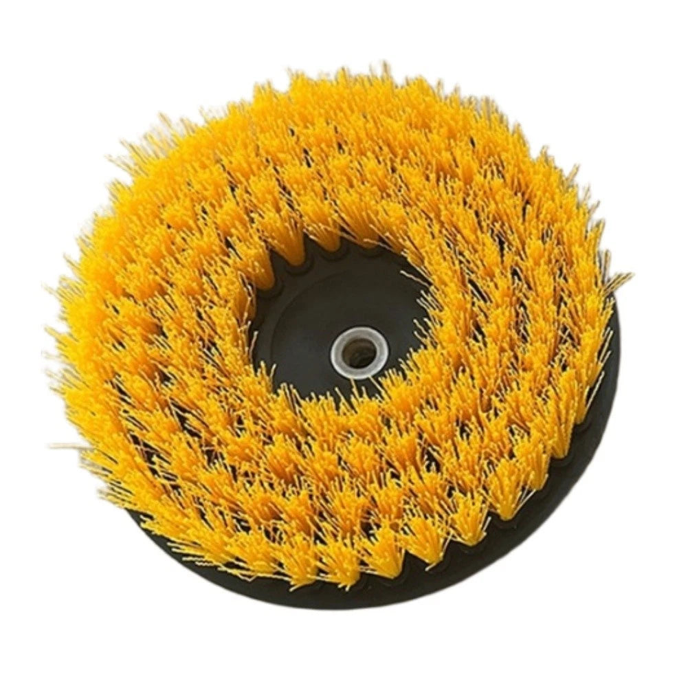 Nylon Scrub Brush Set for Floor Tiles & Bathroom Cleaning (6in & 5in)