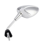 Chrome Shorty Mirrors M8 for Piaggio Vespa Sprint 50 125 150 (2014–2023)