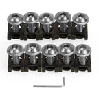 10x Aluminum M6x20mm Screen Bolts & Spring C Clips for Honda Motorcycle