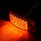 5 Pair Clear Lens Red Amber Side Marker Turn Signal for Truck Trailer