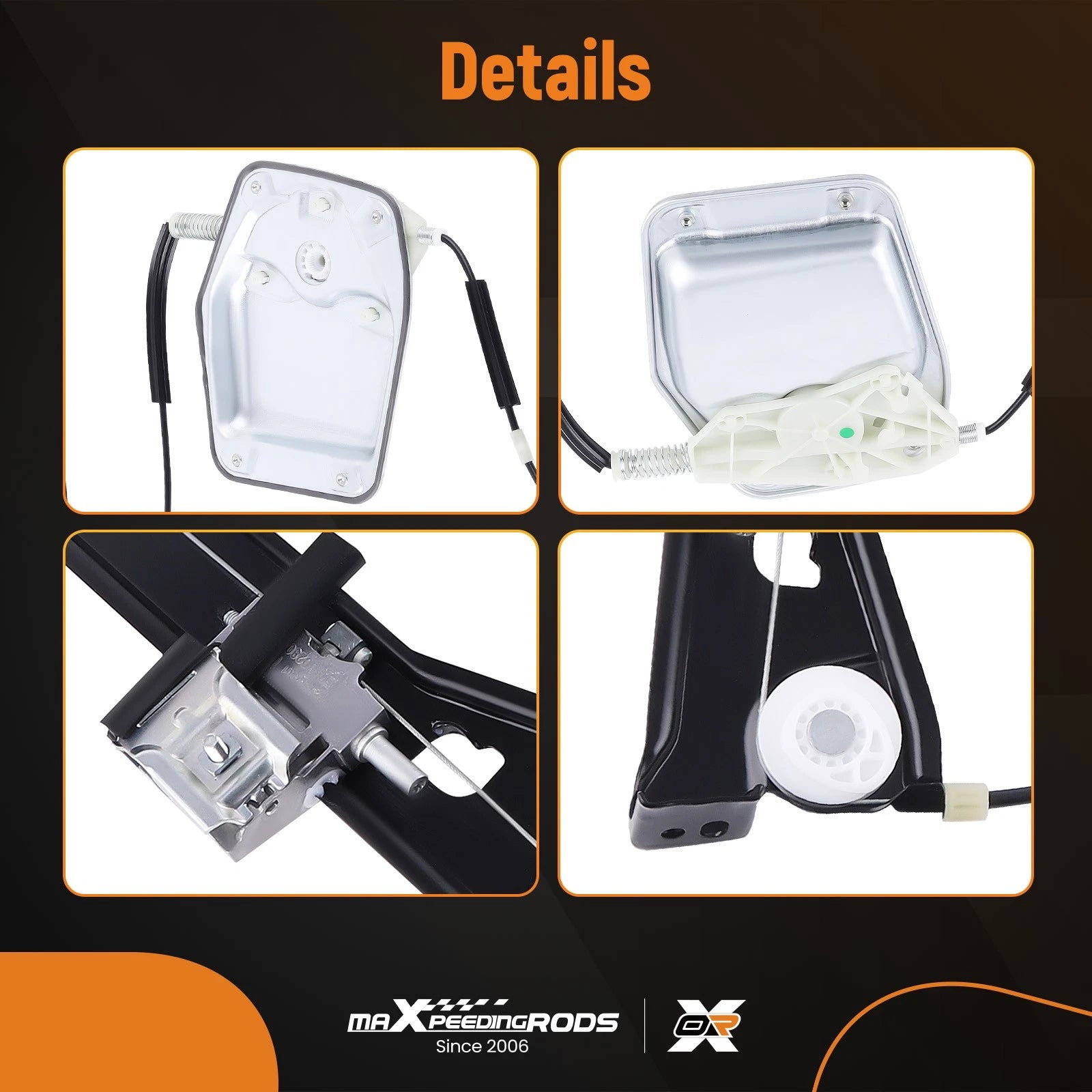 Front Left Power Window Regulator for VW Eos (2008-2016)