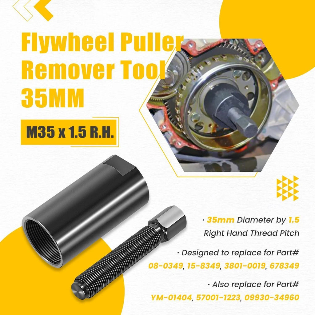 35mm Flywheel Puller Tool M35x1.5 for Yamaha Big Bear 350 400 (1990–2006)
