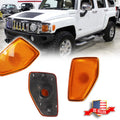 Set of 2 Amber Lens Front Fender Side Marker Lights for Hummer H3 (2005–2010)