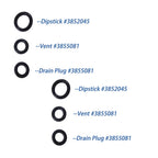 2X Gearlube O-Rings for Volvo Penta Duoprop