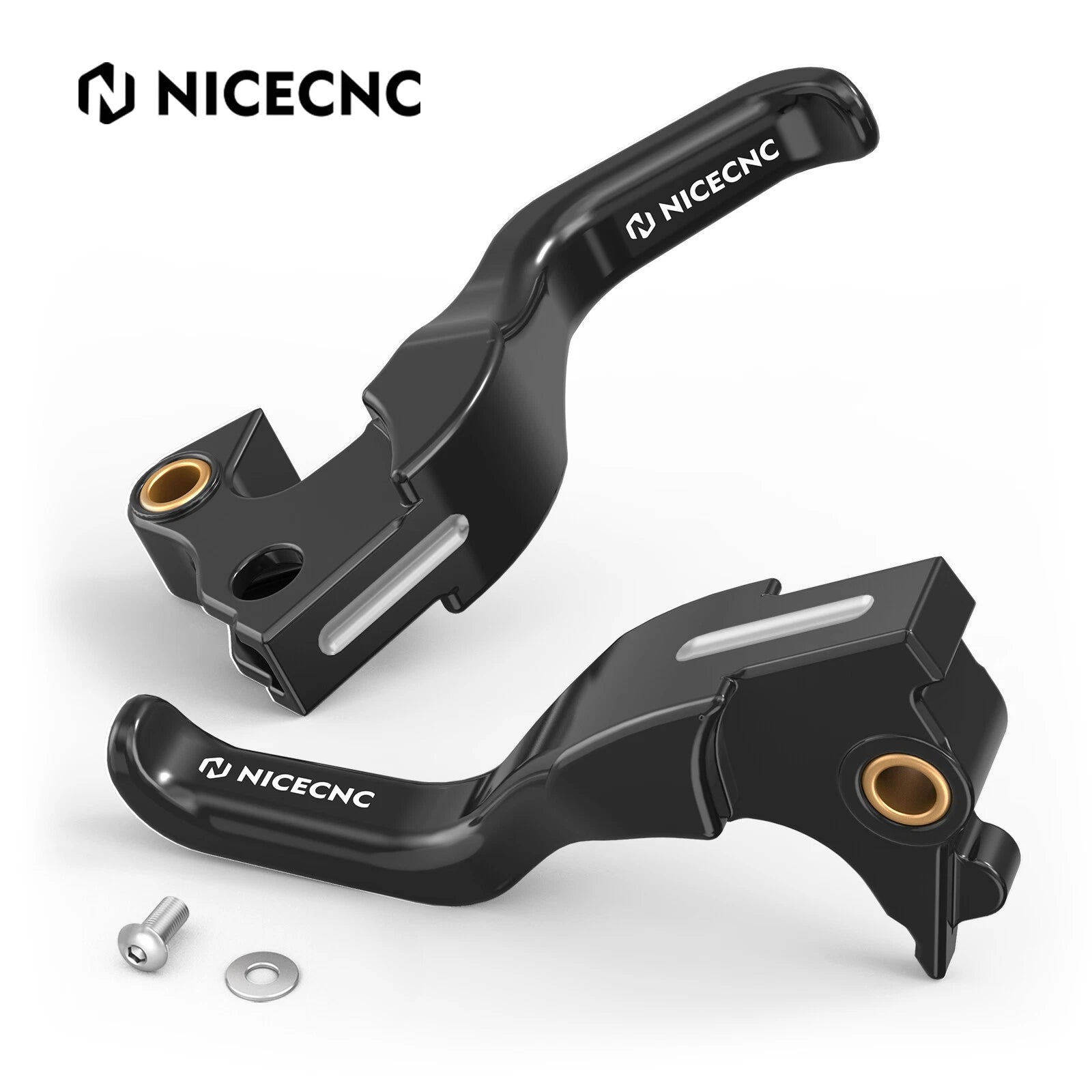 Short Clutch Brake Levers for Harley Iron 883 XL883N (2014–2020) 41700008 36700011